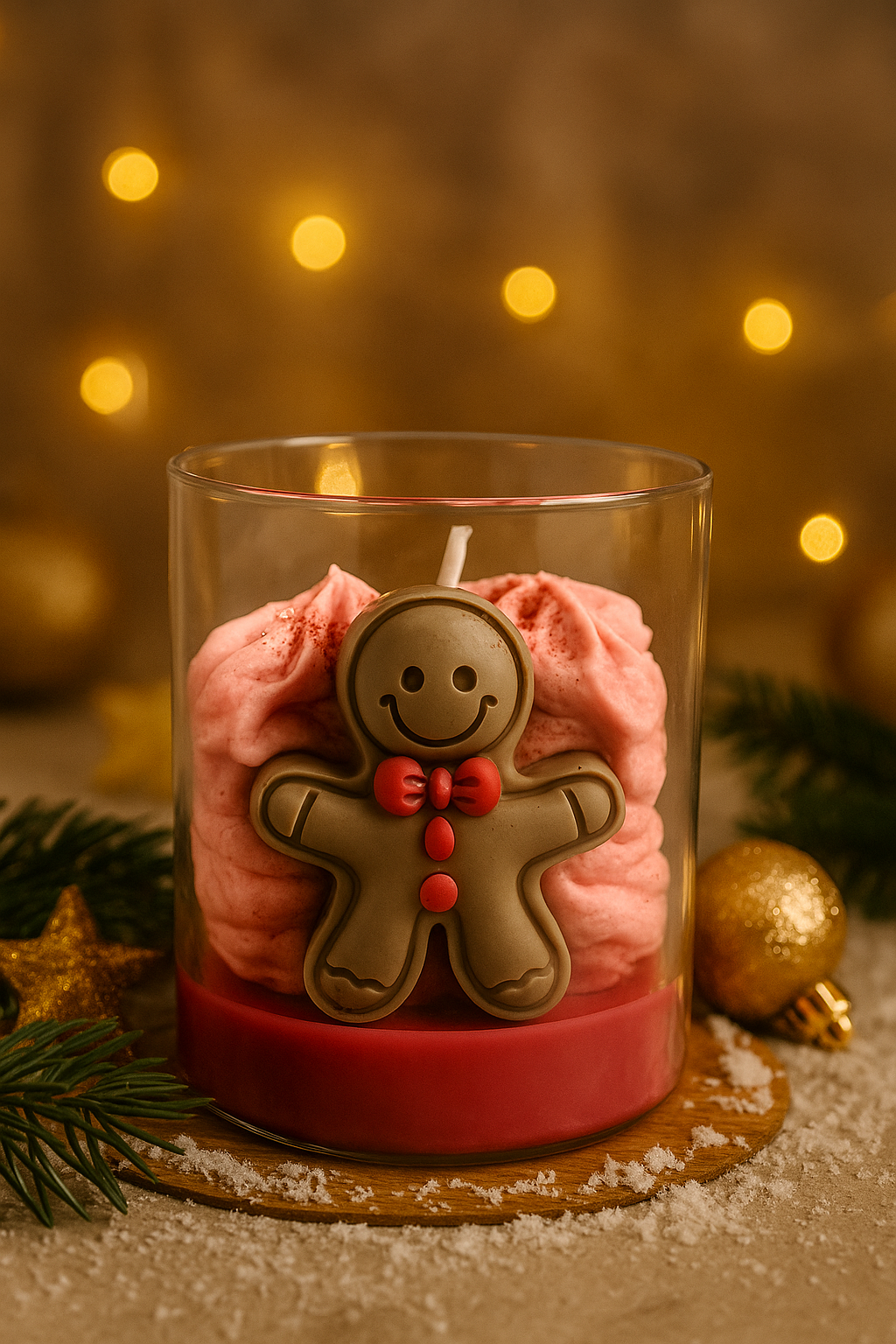 Gingerbread Delight-kaars