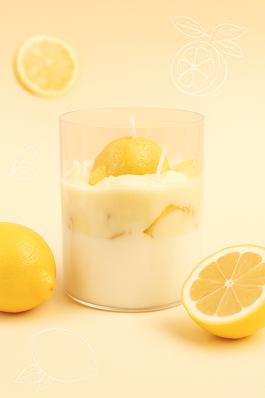 π Lemon Bliss β Handgemaakte Geurkaars
